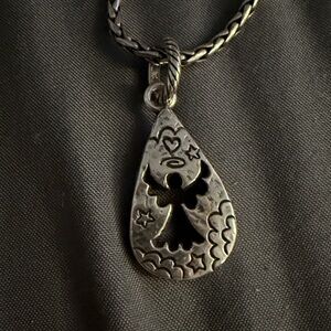 Brighton Silver cut out Angel Pendant